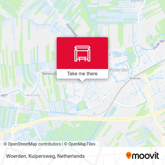 Woerden, Kuipersweg Karte