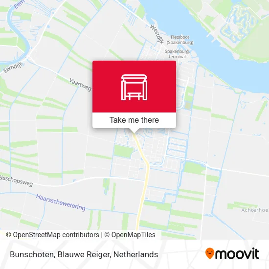 Bunschoten, Blauwe Reiger map