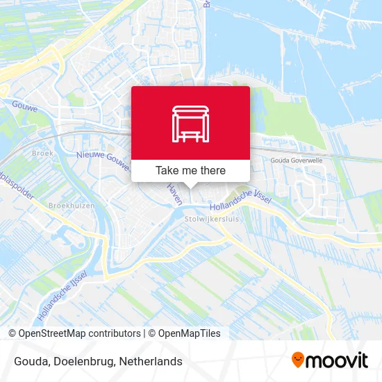 Gouda, Doelenbrug map