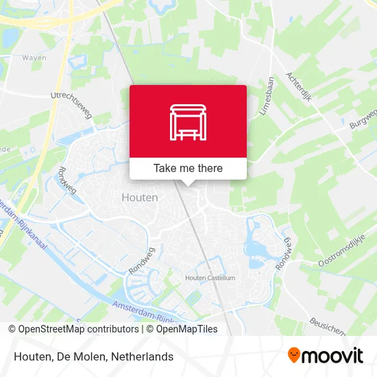 Houten, De Molen map