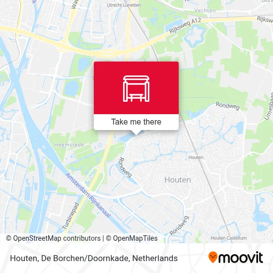 Houten, De Borchen/Doornkade map