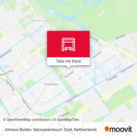 Almere Buiten, Seizoenenbuurt Zuid map