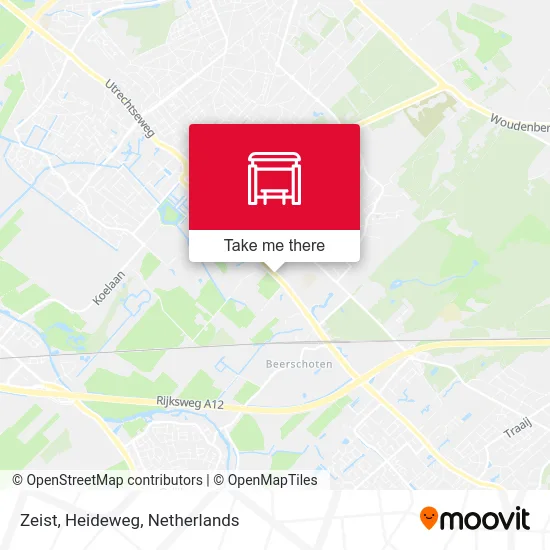 Zeist, Heideweg map