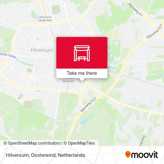 Hilversum, Oostereind map