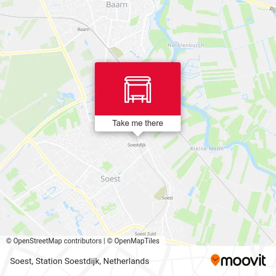 Soest, Station Soestdijk map