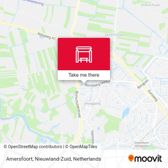 Amersfoort, Nieuwland-Zuid map