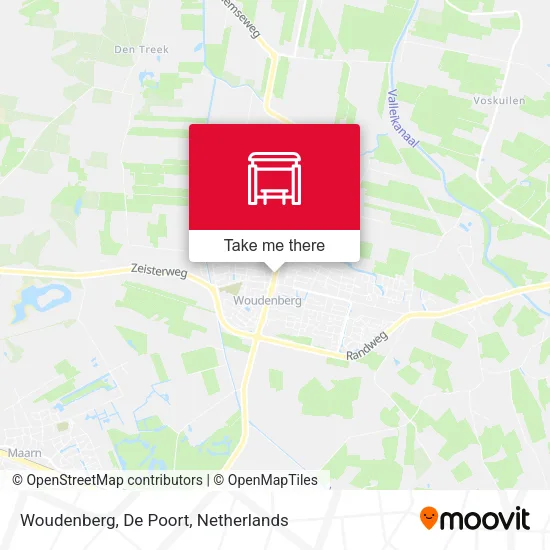Woudenberg, De Poort map