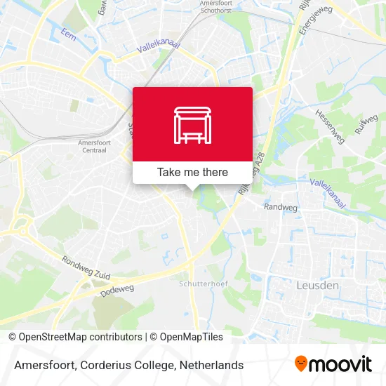 Amersfoort, Corderius College map