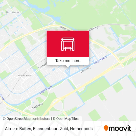 Almere Buiten, Eilandenbuurt Zuid map