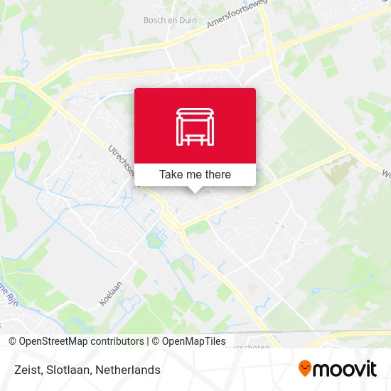 Zeist, Slotlaan map
