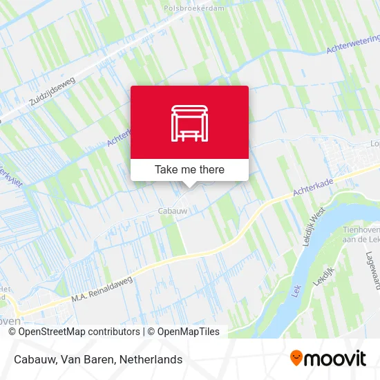 Cabauw, Van Baren map