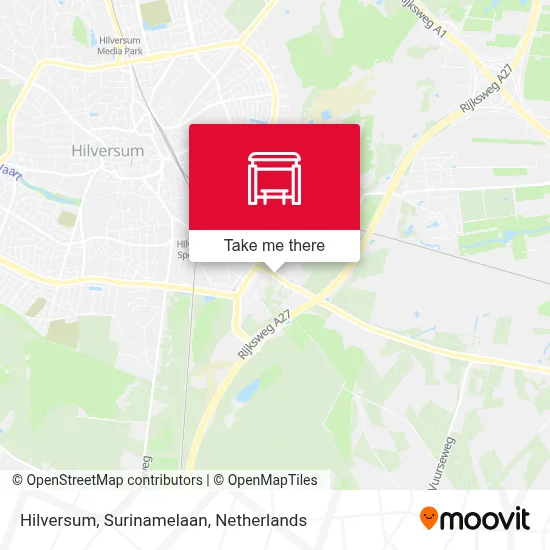 Hilversum, Surinamelaan map