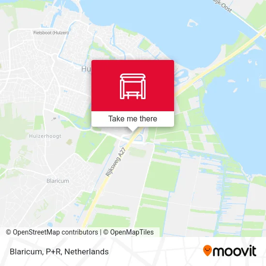 Blaricum, P+R map