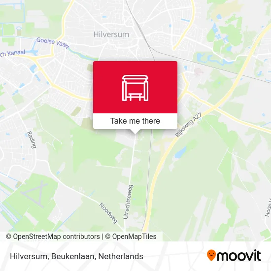 Hilversum, Beukenlaan map
