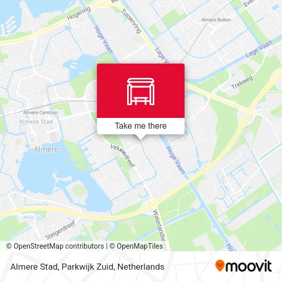 Almere Stad, Parkwijk Zuid map
