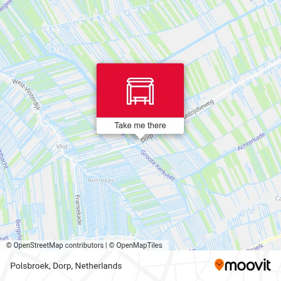 Polsbroek, Dorp map
