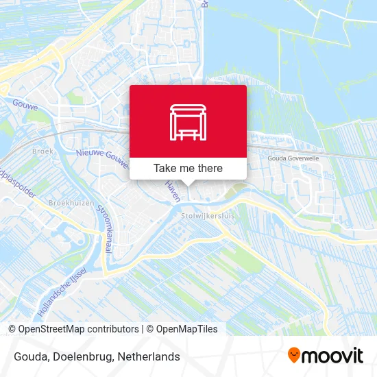 Gouda, Doelenbrug map