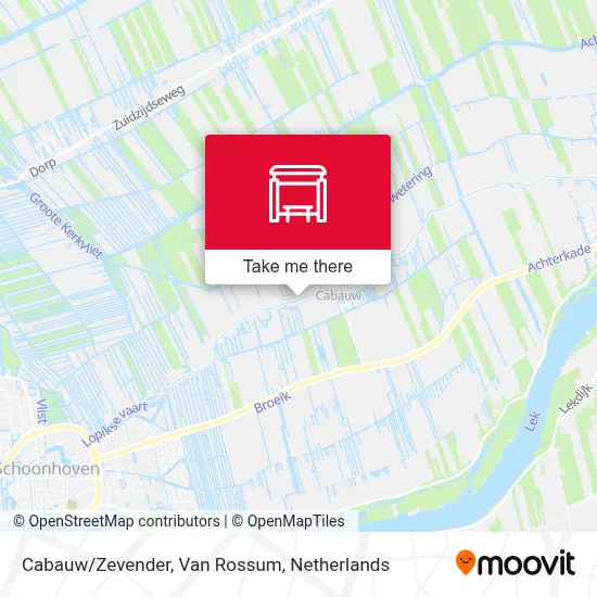 Cabauw/Zevender, Van Rossum map