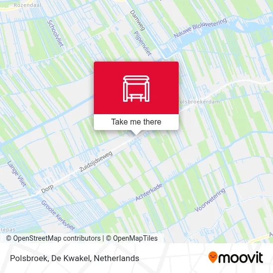 Polsbroek, De Kwakel map