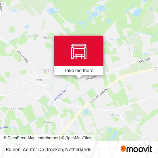 Ruinen, Achter De Broeken map