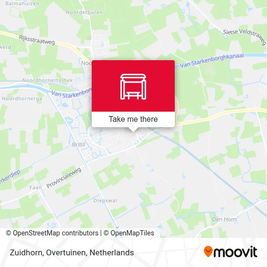 Zuidhorn, Overtuinen map