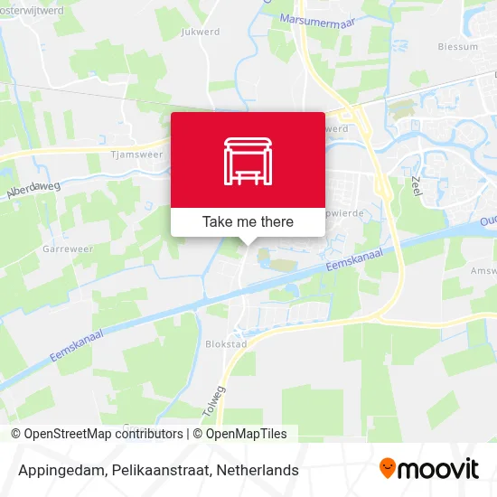 Appingedam, Pelikaanstraat map