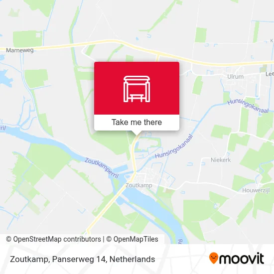 Zoutkamp, Panserweg 14 map