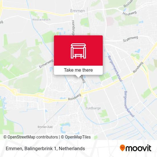 Emmen, Balingerbrink 1 map