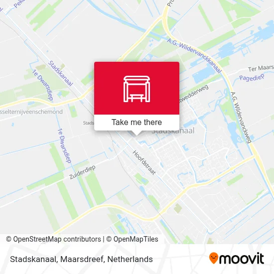 Stadskanaal, Maarsdreef map