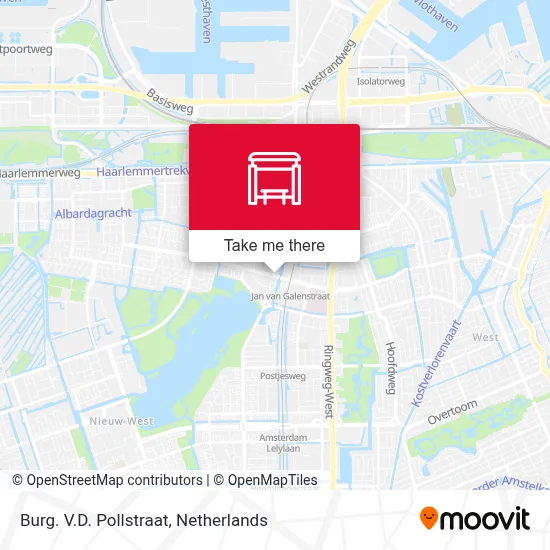 Burg. V.D. Pollstraat Karte