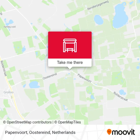 Papenvoort, Oostereind map