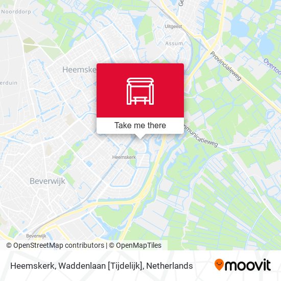 Heemskerk, Waddenlaan [Tijdelijk] map