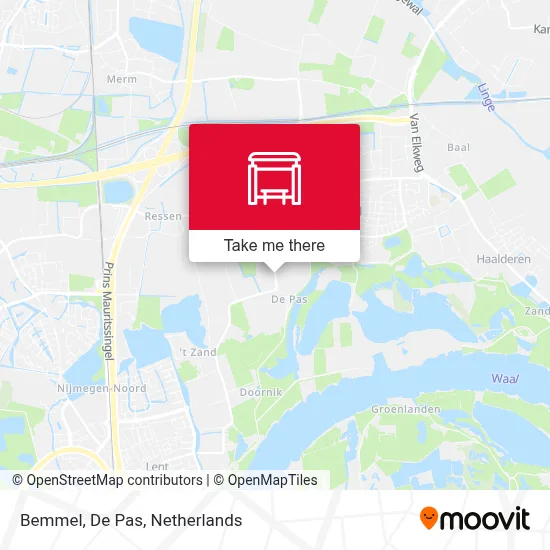 Bemmel, De Pas Karte