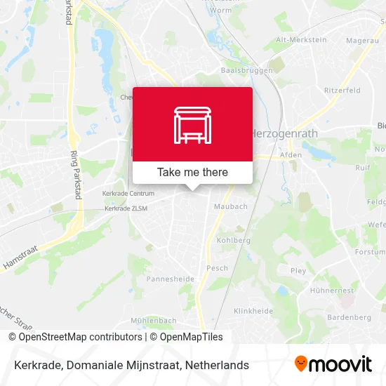 Kerkrade, Domaniale Mijnstraat map