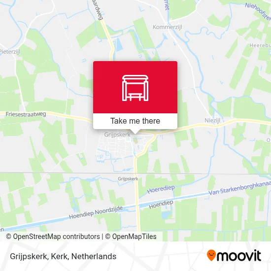 Grijpskerk, Kerk map