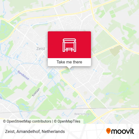 Zeist, Amandelhof map