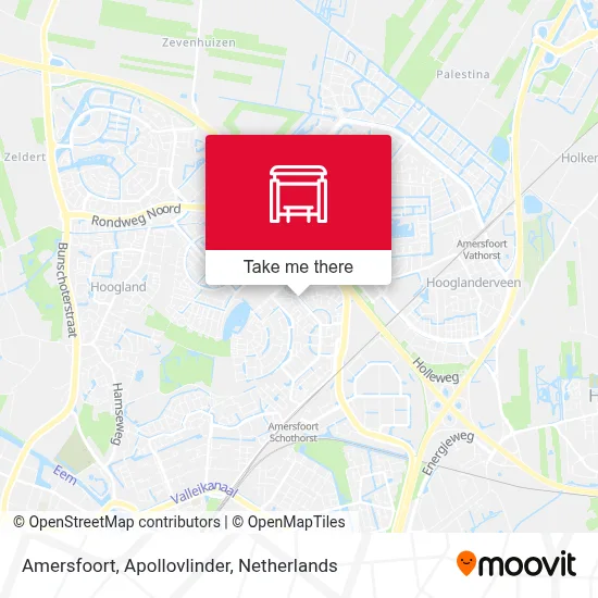Amersfoort, Apollovlinder map