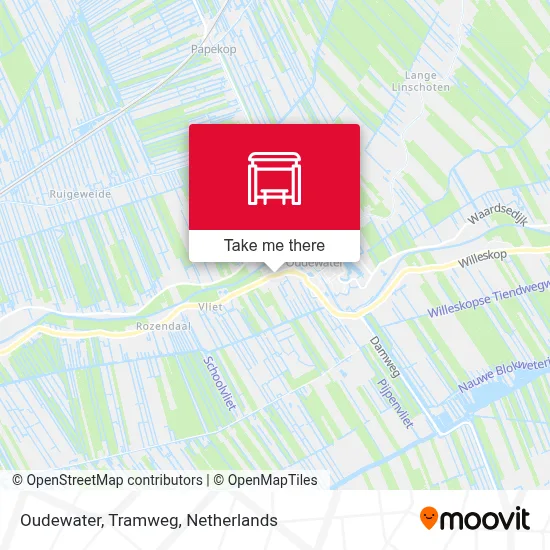 Oudewater, Tramweg map