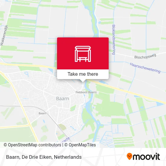 Baarn, De Drie Eiken map