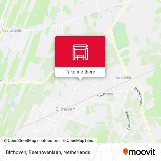 Bilthoven, Beethovenlaan map