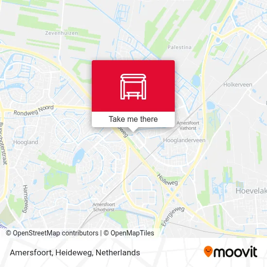 Amersfoort, Heideweg map