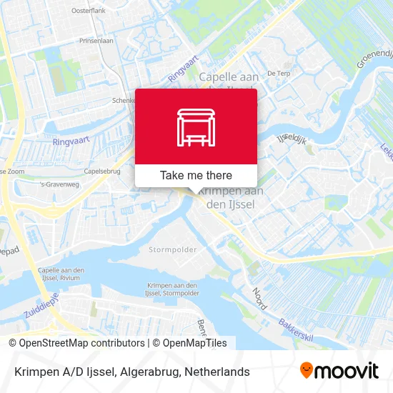 Krimpen A/D Ijssel, Algerabrug map
