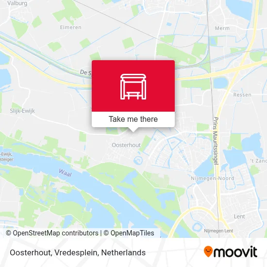 Oosterhout, Vredesplein map