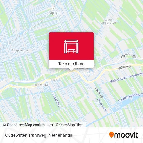 Oudewater, Tramweg map
