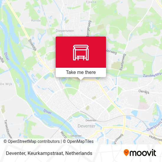 Deventer, Keurkampstraat map