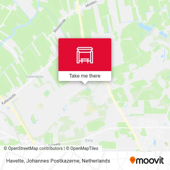 Havelte, Johannes Postkazerne map