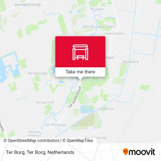 Ter Borg, Ter Borg map