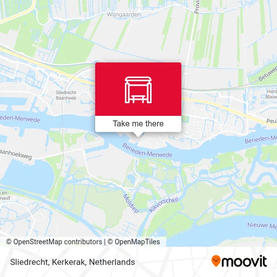 Sliedrecht, Kerkerak Karte