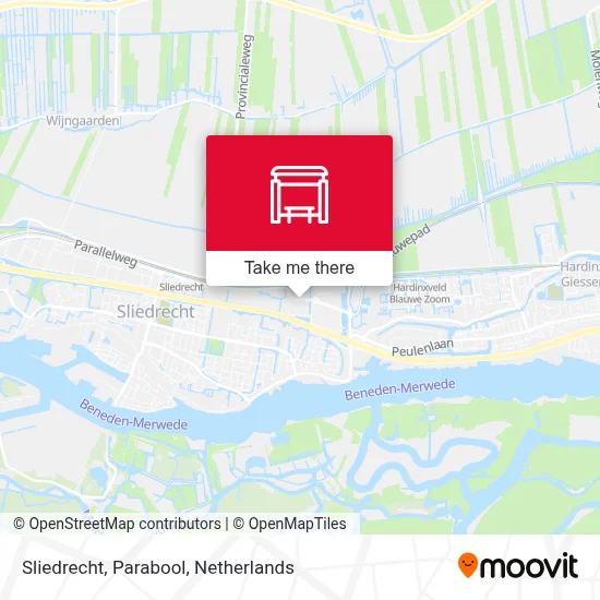 Sliedrecht, Parabool Karte