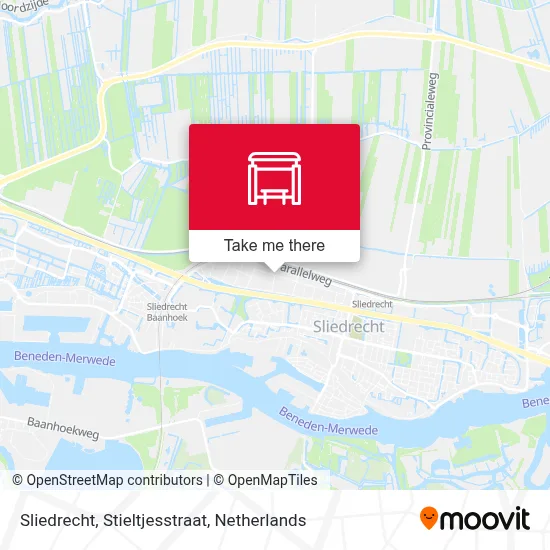 Sliedrecht, Stieltjesstraat map